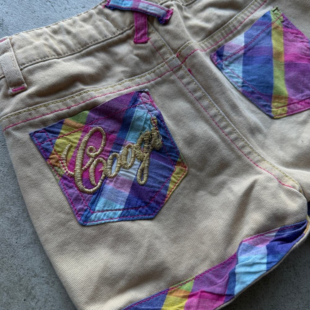 Vintage Y2K Coogi Girls Plaid Embroidered plaid Shorts 3T